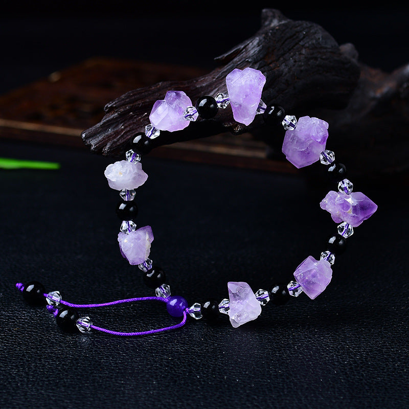 Kalyana Aura Irregular Amethyst Bracelet Women