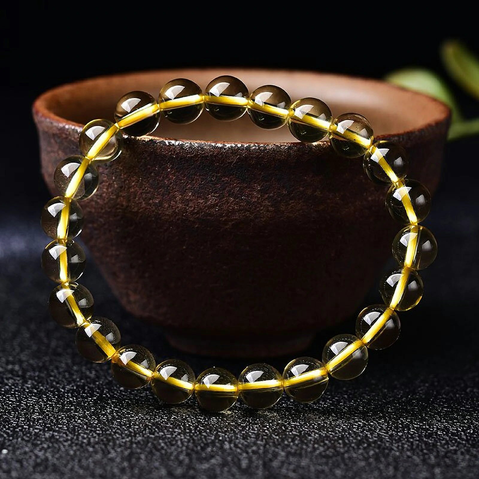Kalyana Aura Natural Brazilian Citrine Bracelet Women