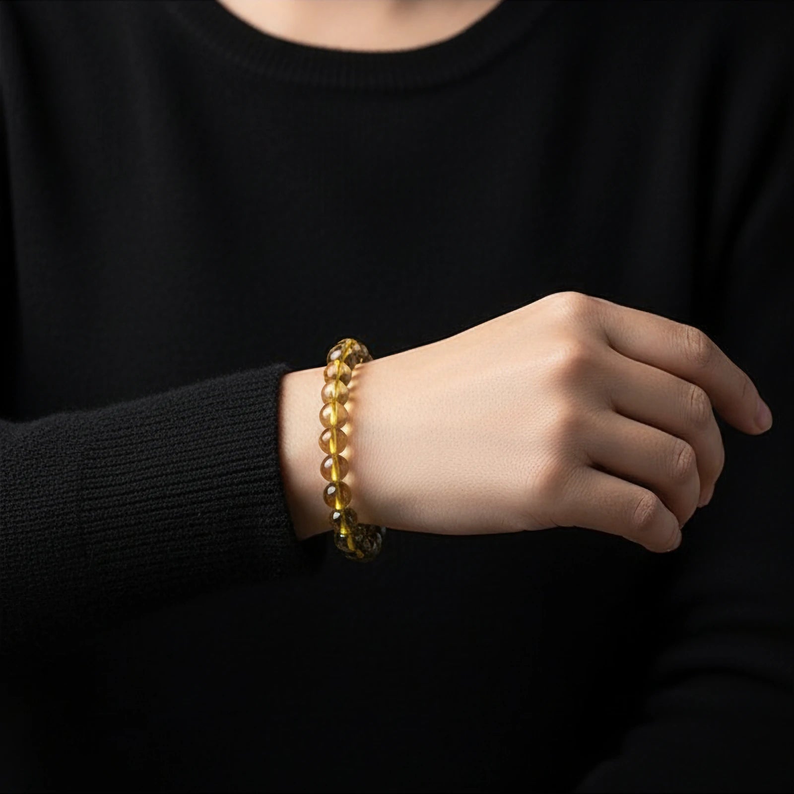 Kalyana Aura Natural Brazilian Citrine Bracelet Women