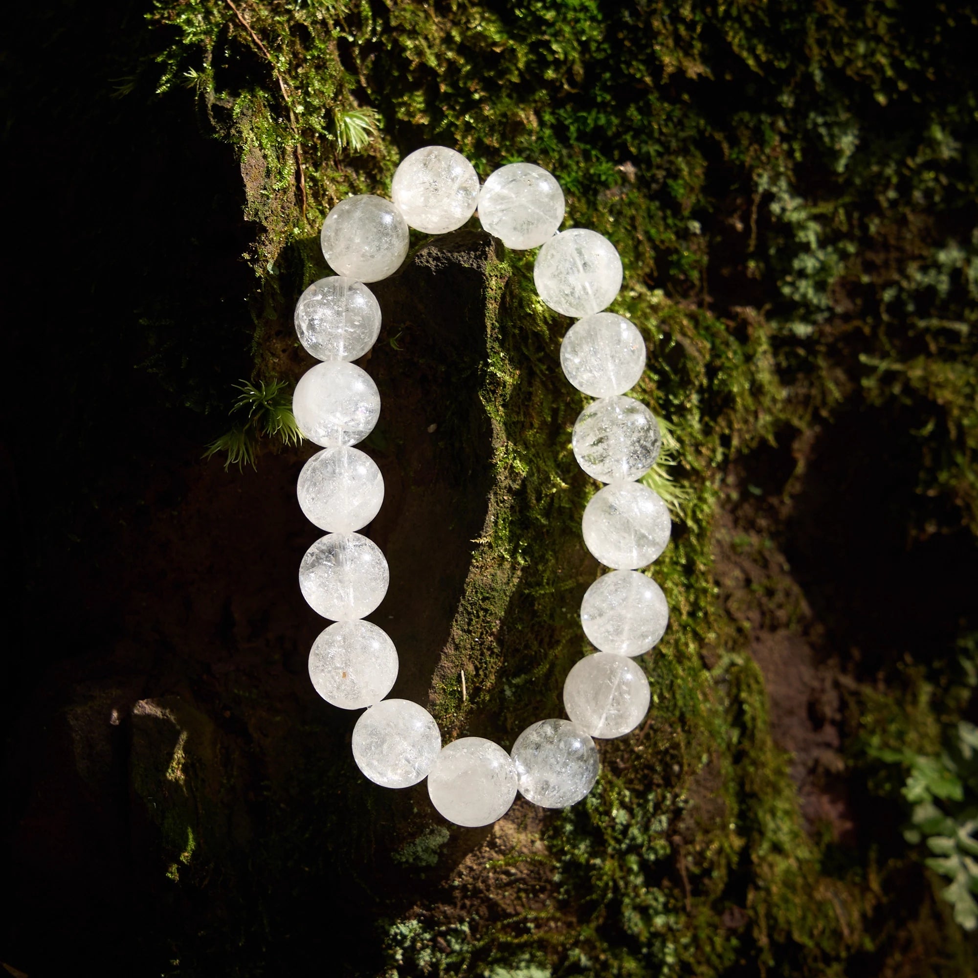Kalyana Aura White Healing Crystal Energy Bracelet