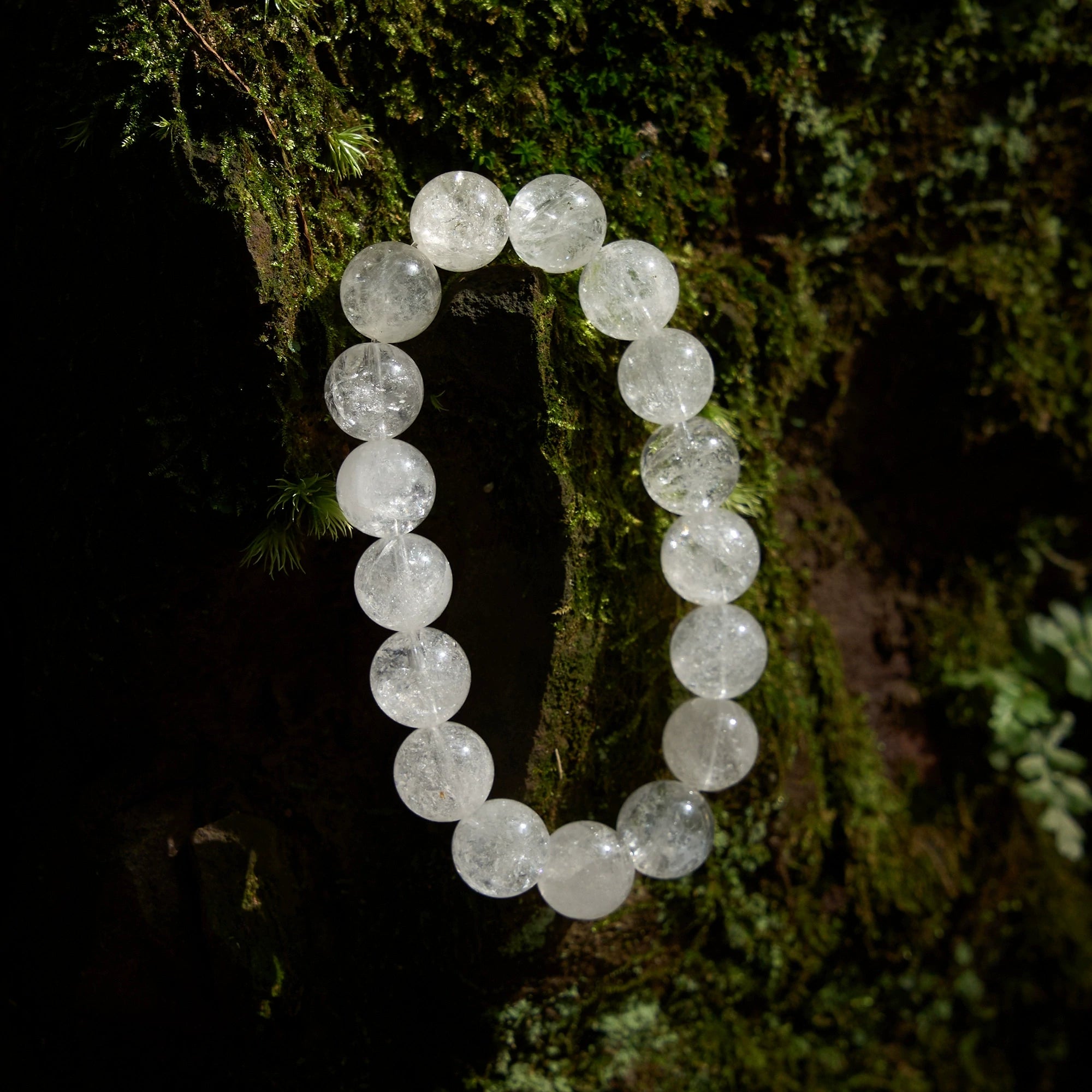 Kalyana Aura White Healing Crystal Energy Bracelet