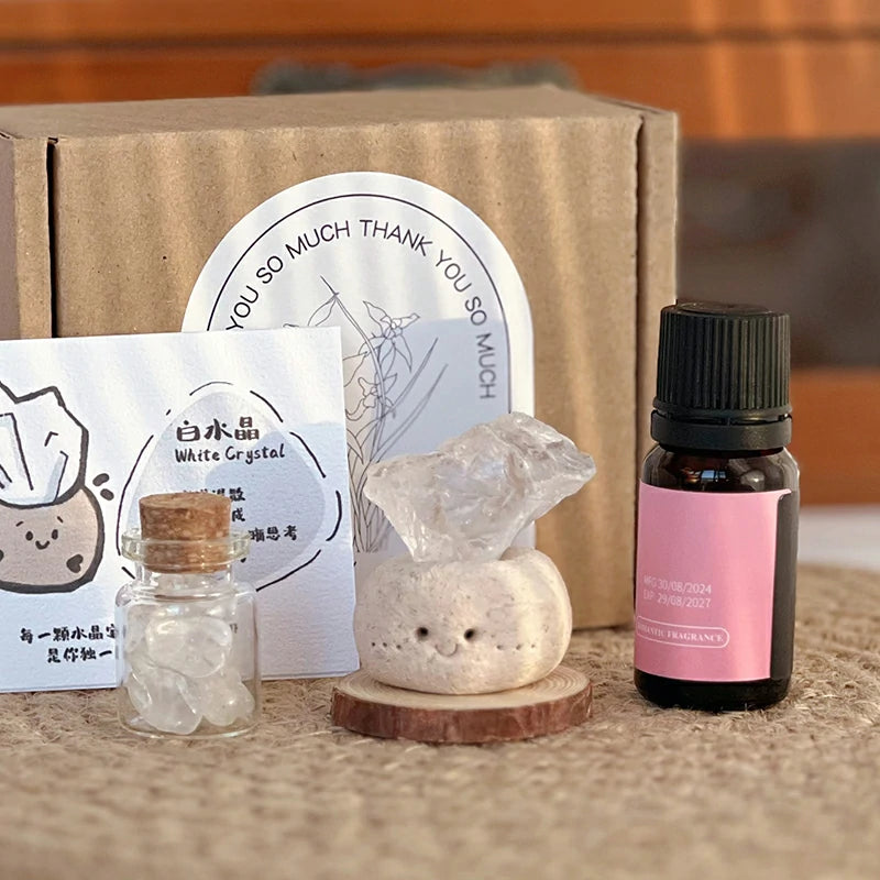 Kalyana Aura Handmade Miniature Crystal Ornament Healing Ornament Scented Crystal Gift