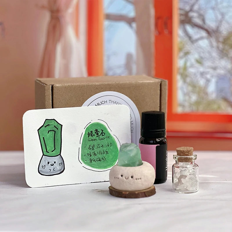 Kalyana Aura Handmade Miniature Crystal Ornament Healing Ornament Scented Crystal Gift