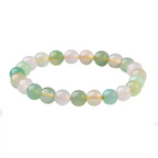 Kalyana Aura Natural Apple Agate Bracelet