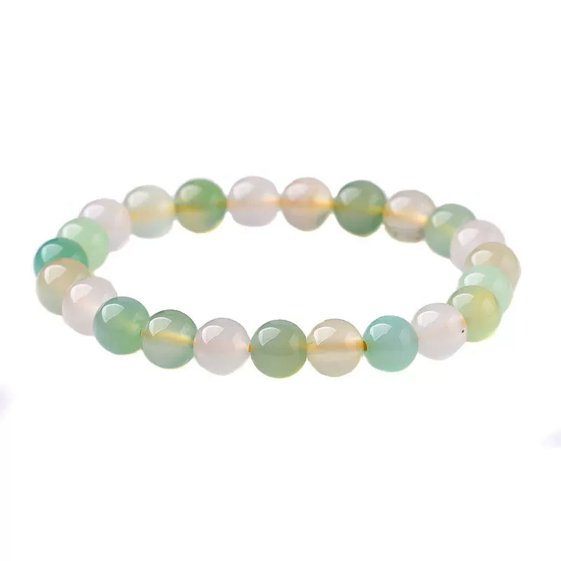 Kalyana Aura Natural Apple Agate Bracelet