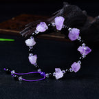 Kalyana Aura Irregular Amethyst Bracelet Women
