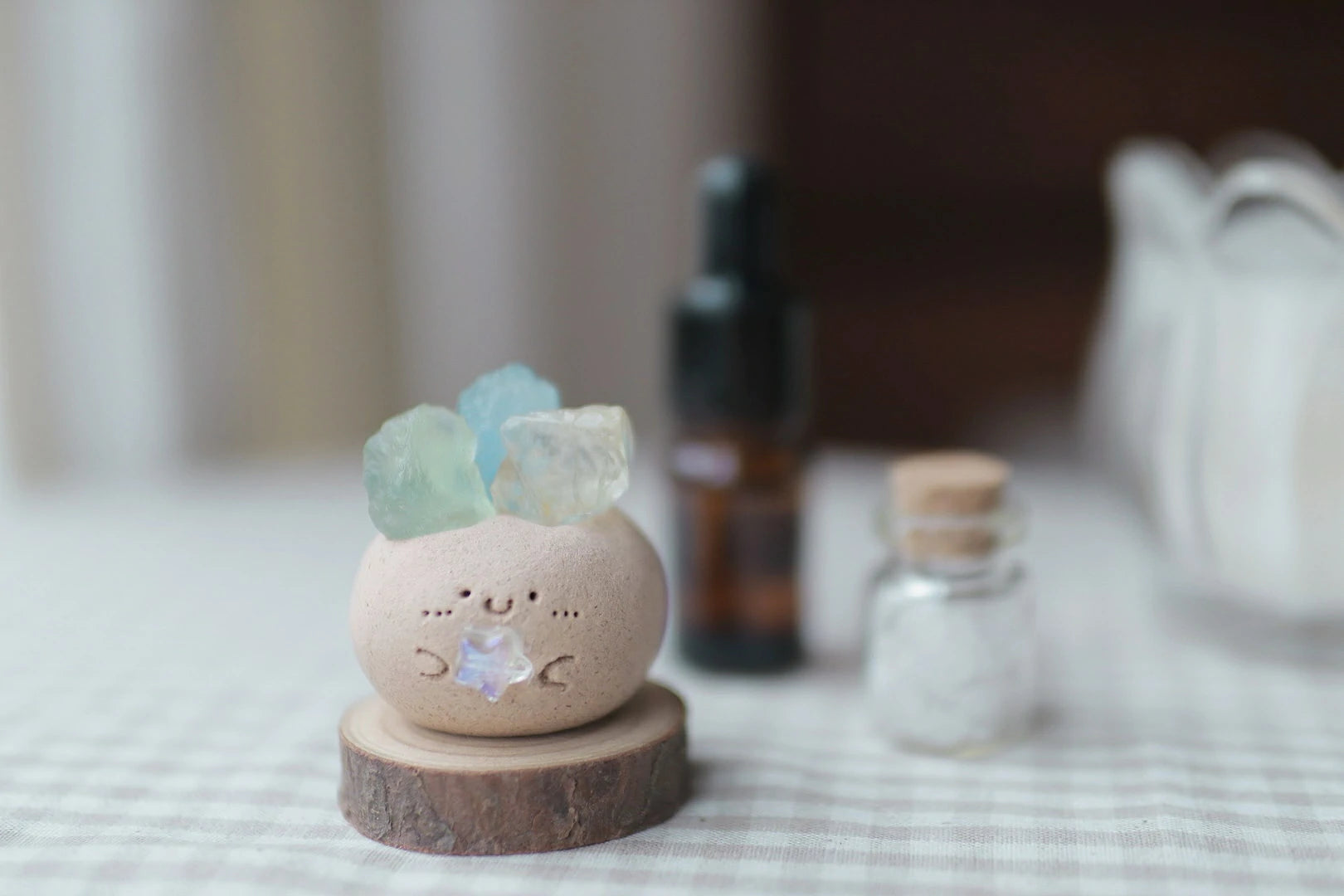 Kalyana Aura Handmade Miniature Crystal Ornament Healing Ornament Scented Crystal Gift