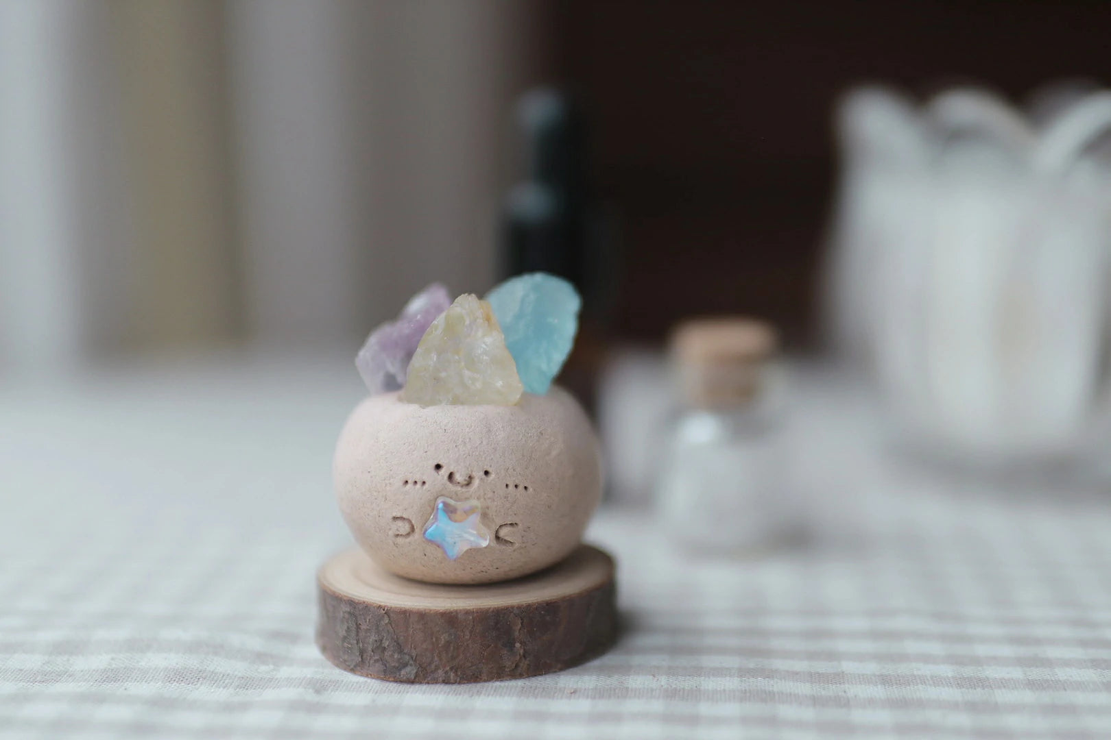 Kalyana Aura Handmade Miniature Crystal Ornament Healing Ornament Scented Crystal Gift