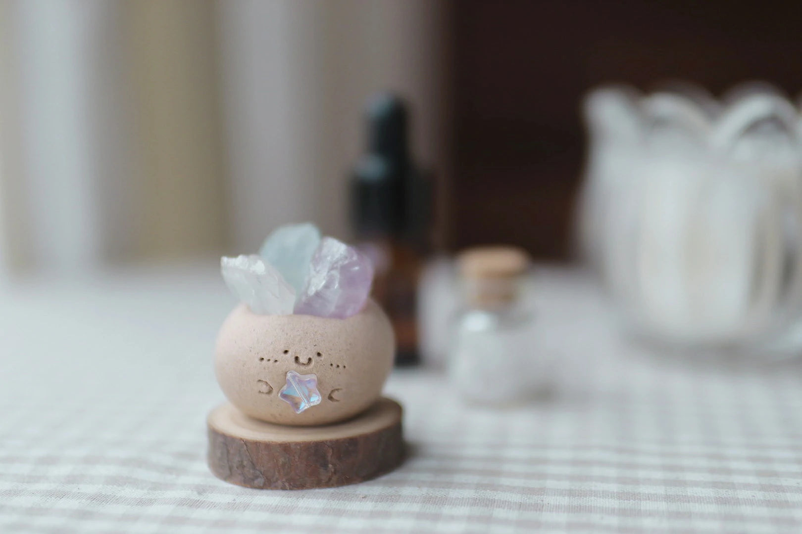 Kalyana Aura Handmade Miniature Crystal Ornament Healing Ornament Scented Crystal Gift