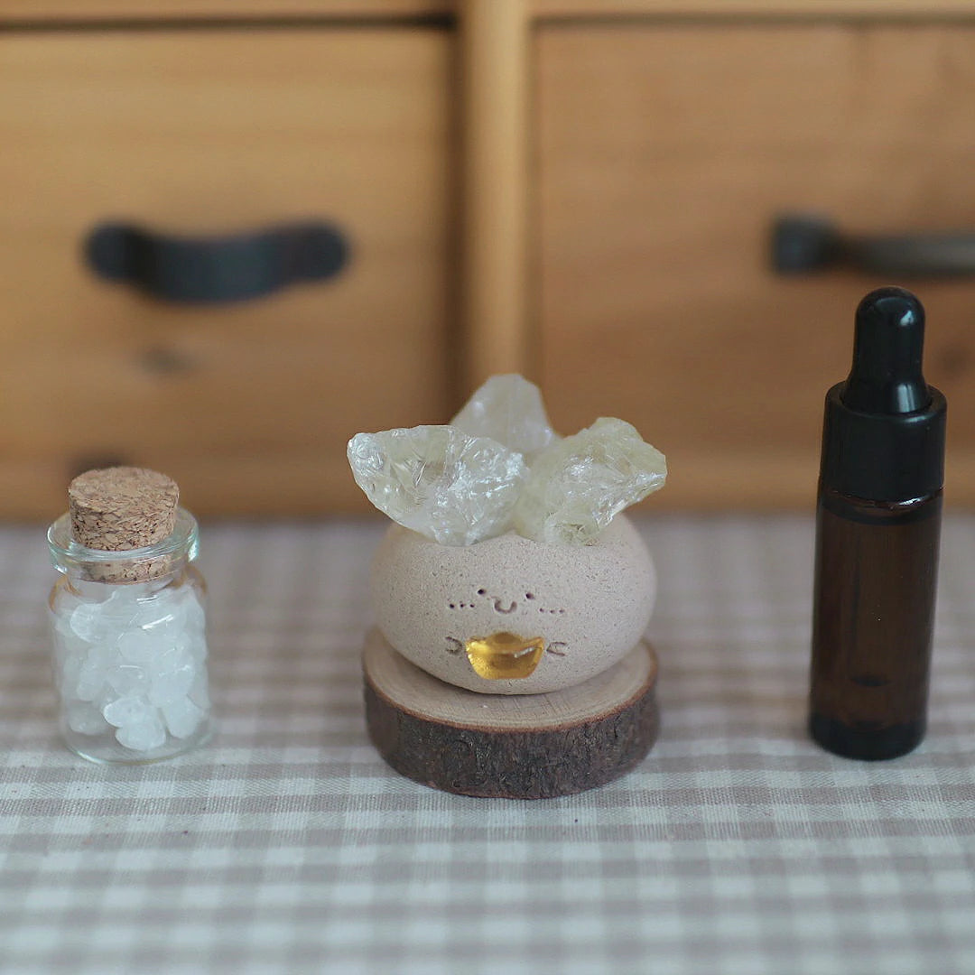 Kalyana Aura Handmade Miniature Crystal Ornament Healing Ornament Scented Crystal Gift