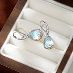 Kalyana Aura Sterling Silver Tree of Life Moonstone Earrings Women
