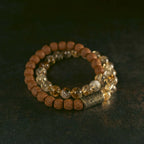 Kalyana Aura Citrine Sandalwood Crystal Bracelet Women