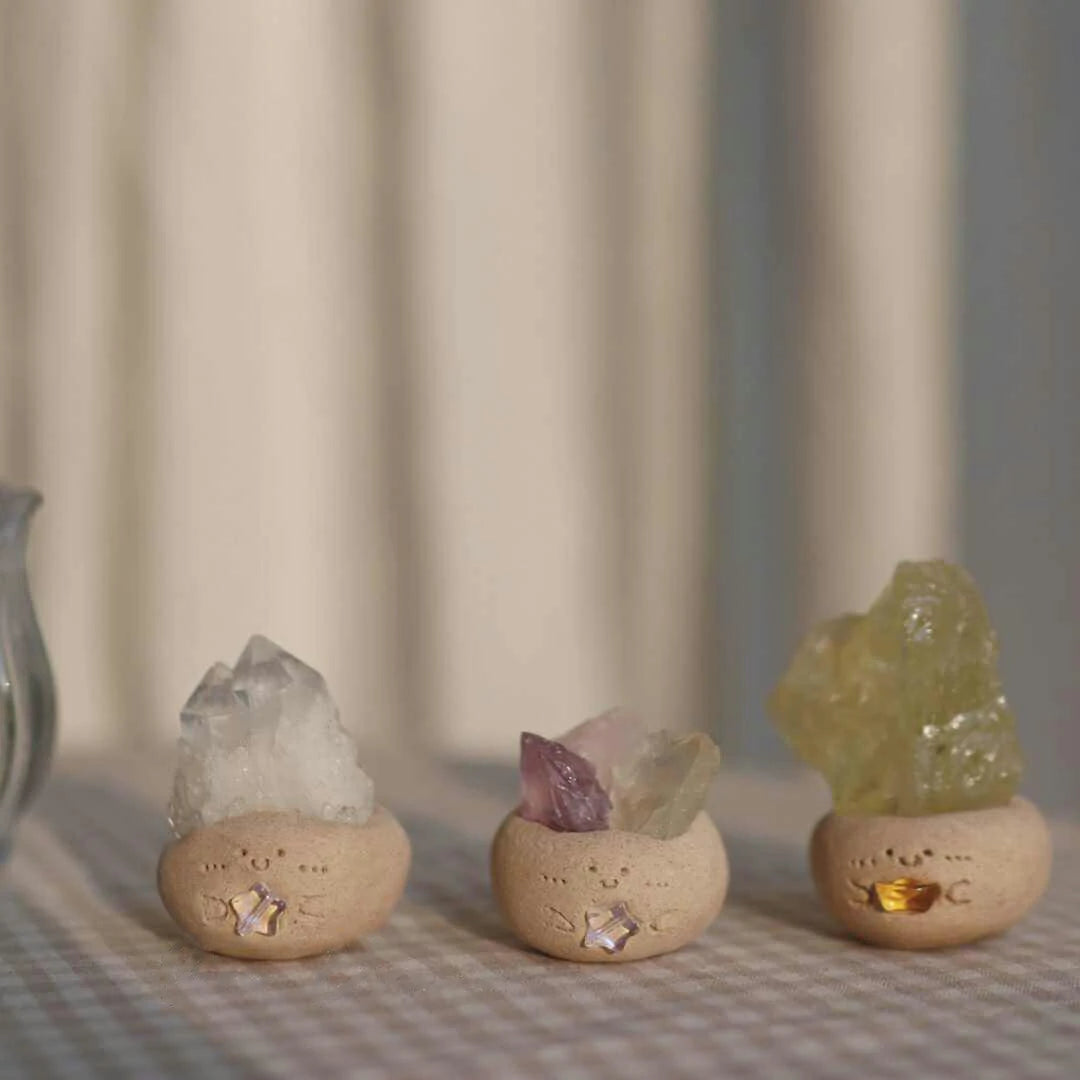 Kalyana Aura Handmade Miniature Crystal Ornament Healing Ornament Scented Crystal Gift