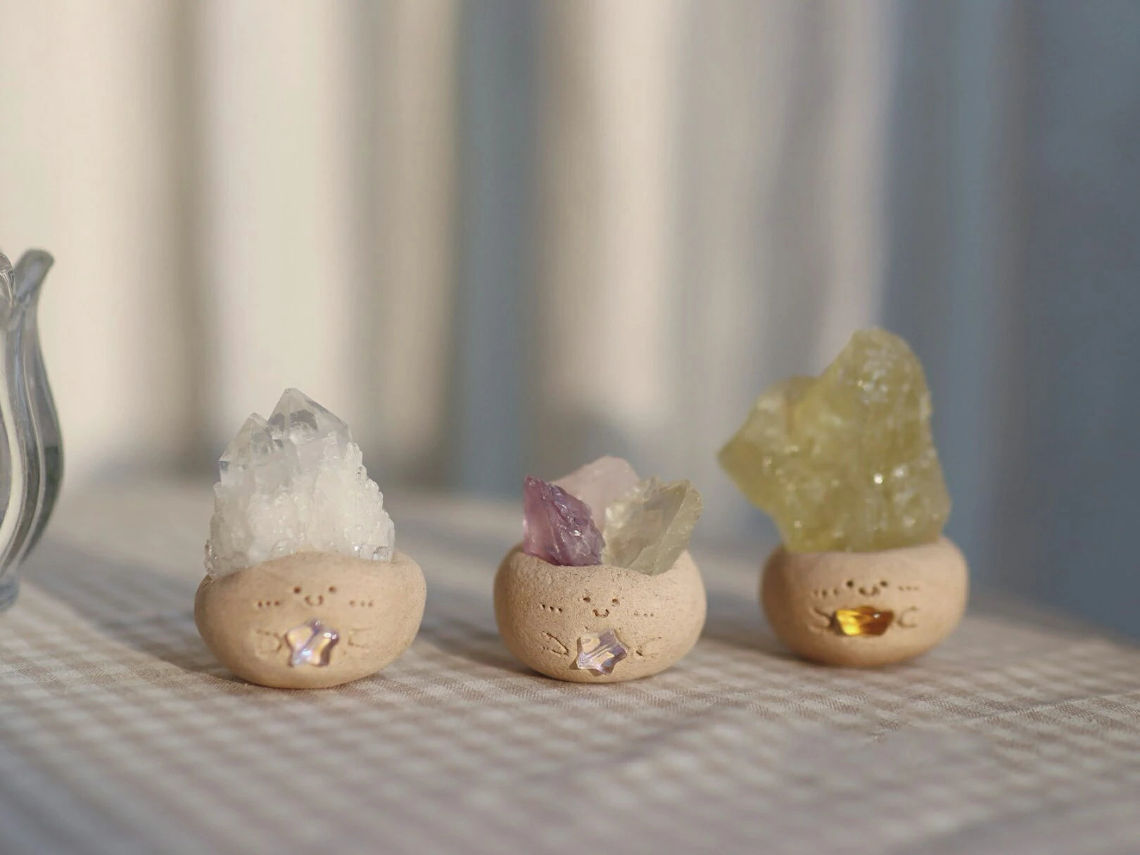 Kalyana Aura Handmade Miniature Crystal Ornament Healing Ornament Scented Crystal Gift