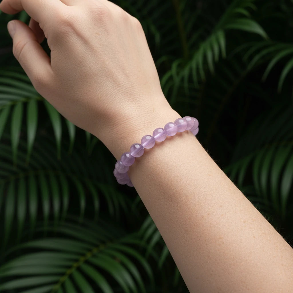 Kalyana Aura Natural Amethyst Energy Bracelet Women