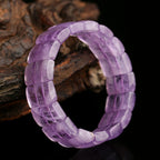 Kalyana Aura Natural Amethyst Lavender Crystal Bracelet