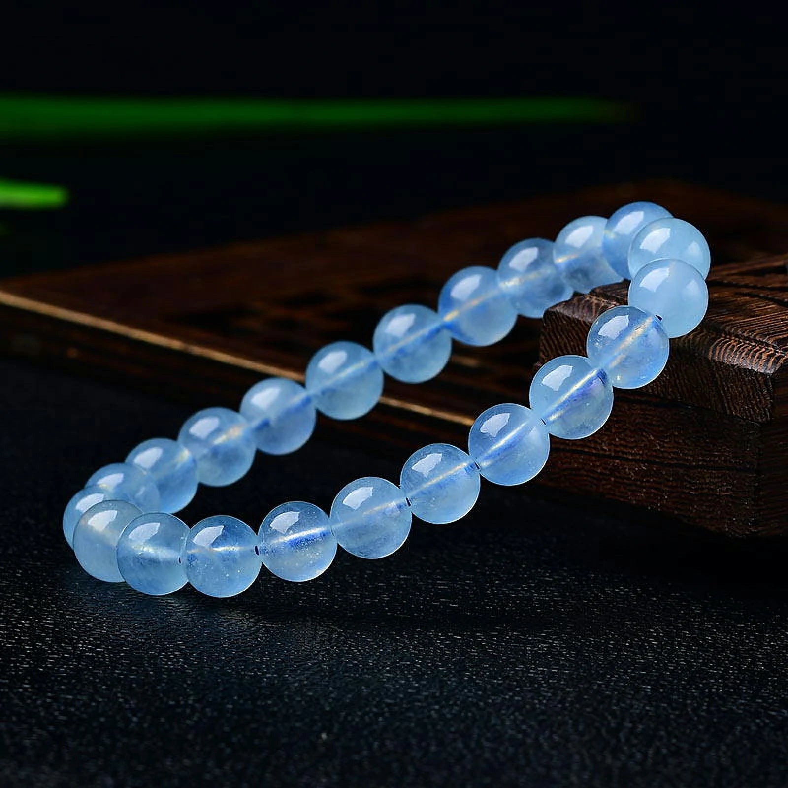 Kalyana Aura Natural Aquamarine Bracelet Women