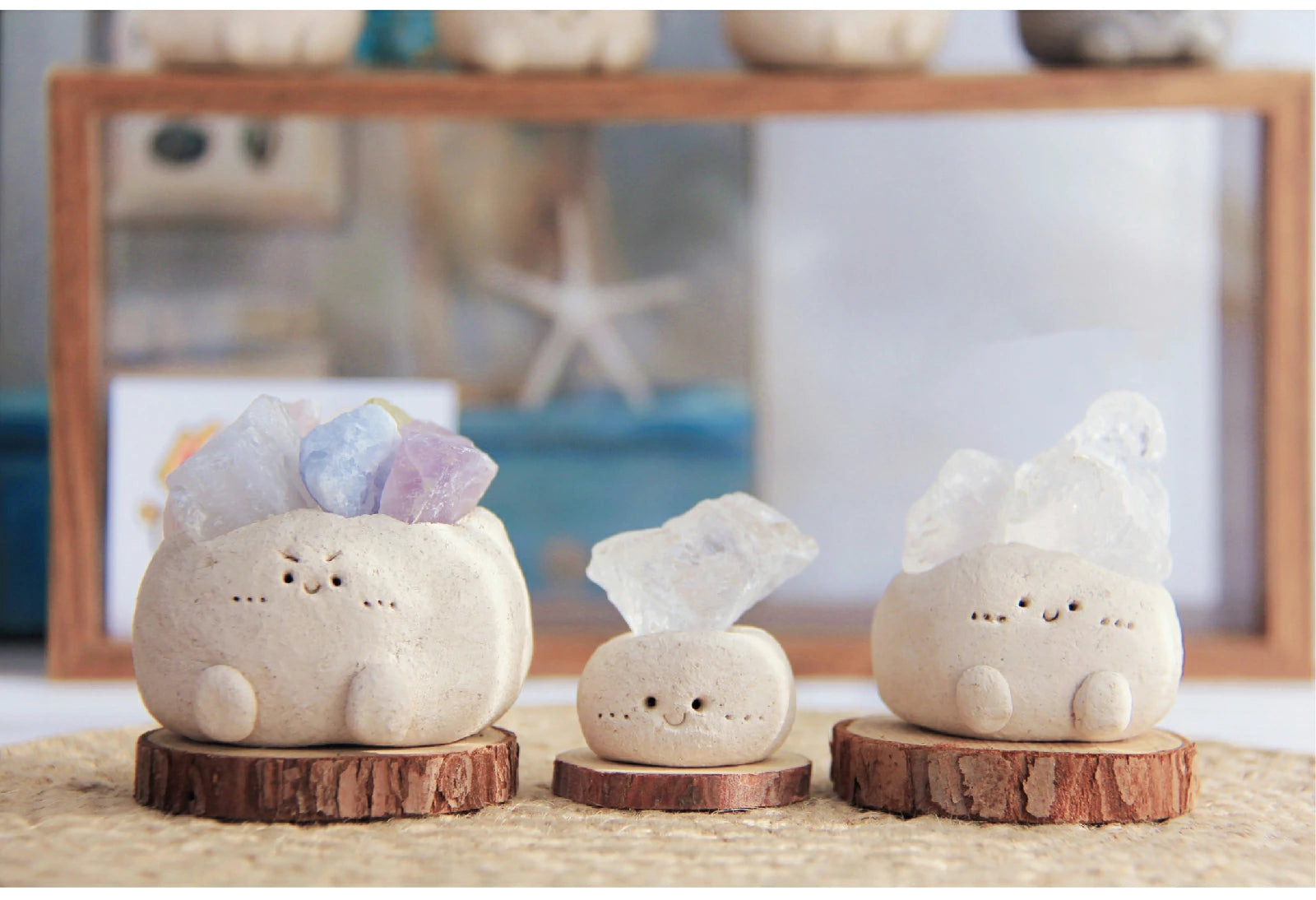 Kalyana Aura Handmade Miniature Crystal Ornament Healing Ornament Scented Crystal Gift