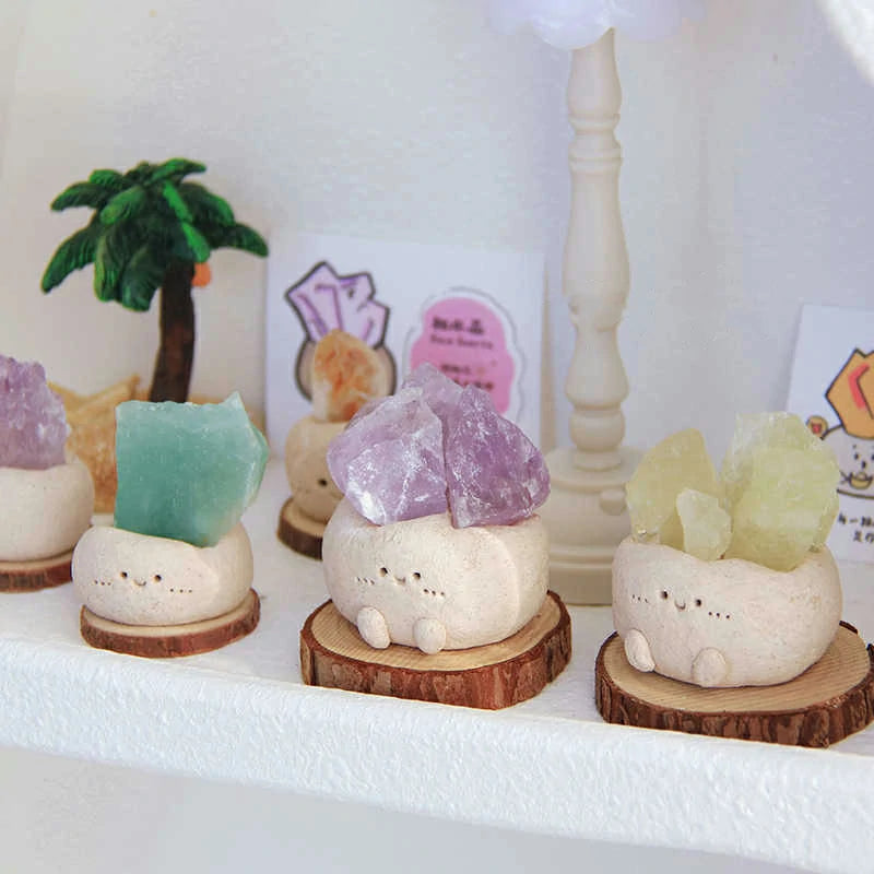 Kalyana Aura Handmade Miniature Crystal Ornament Healing Ornament Scented Crystal Gift