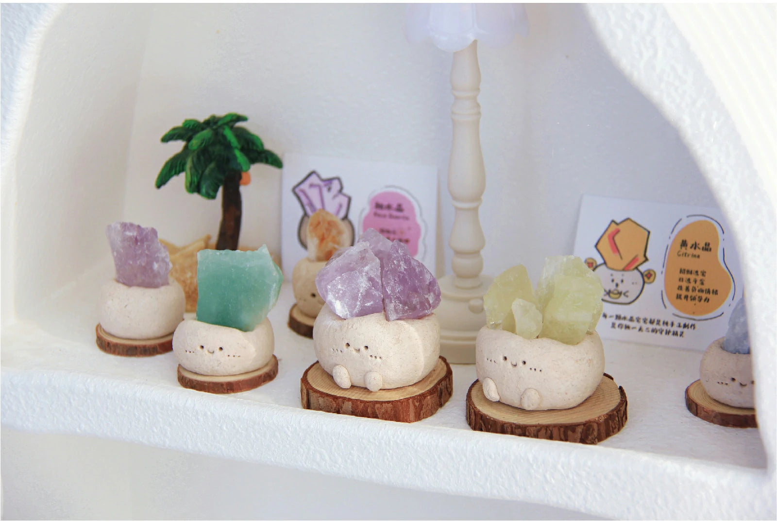 Kalyana Aura Handmade Miniature Crystal Ornament Healing Ornament Scented Crystal Gift