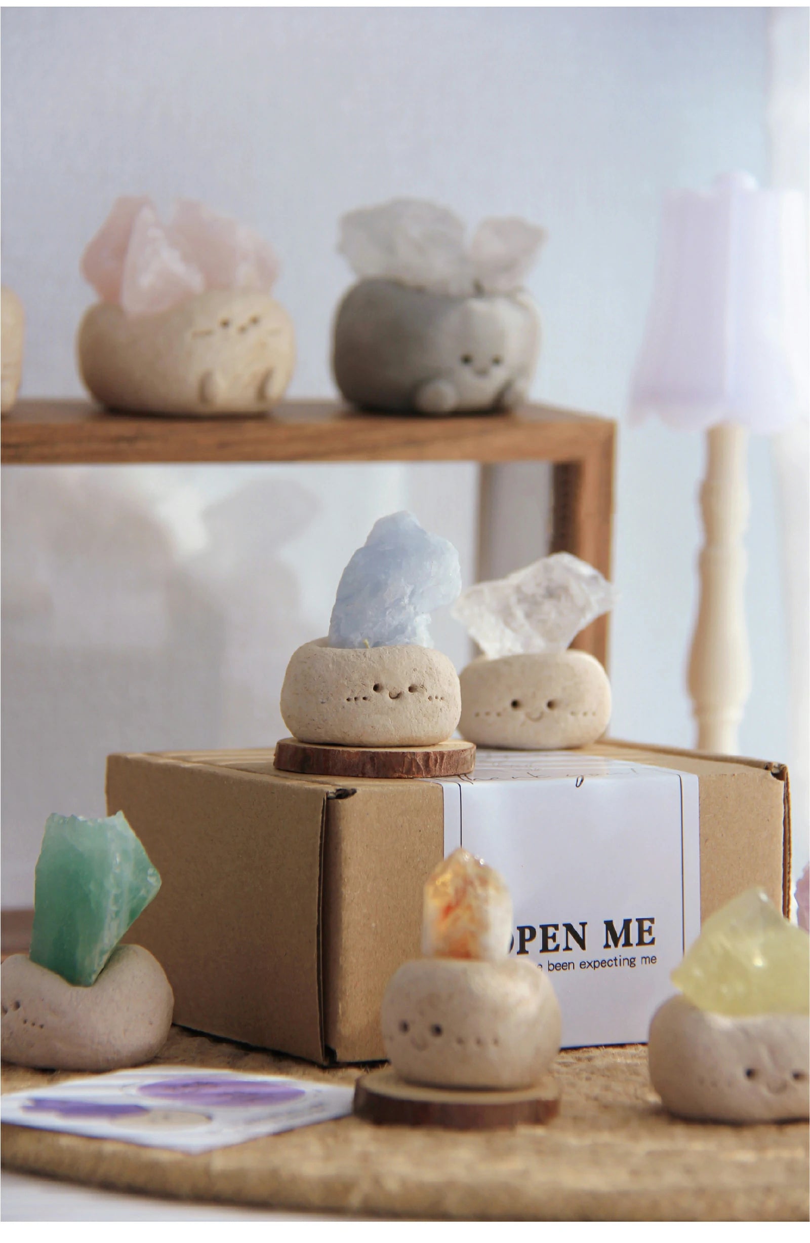 Kalyana Aura Handmade Miniature Crystal Ornament Healing Ornament Scented Crystal Gift