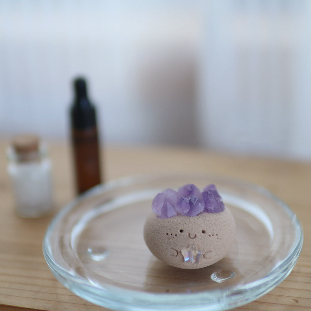 Kalyana Aura Handmade Miniature Crystal Ornament Healing Ornament Scented Crystal Gift